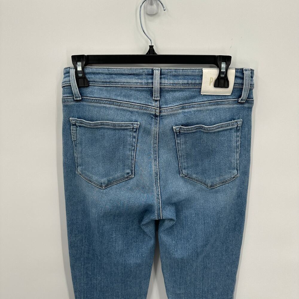PAIGE DENIM Hoxton Ankle Skinny Denim Jean in Hot Toddy Light Wash // 28 - Picture 8 of 12